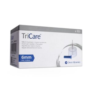 Tricare Diabetes Medication Injection Pen Needle - 6mm x 31G x 100