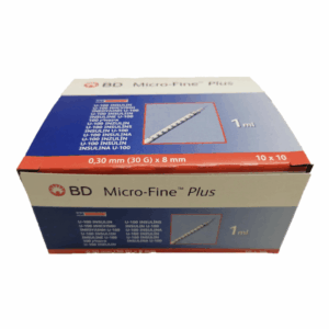 BD MICRO-FINE X100 30G 8MM 1ML SYRINGES